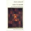Cuire le monde
