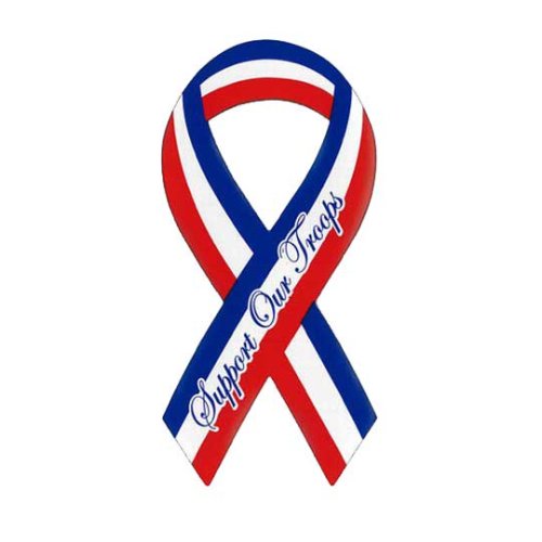 Cover image : マグネット・リボン Support Our Troops Red，White and Blue（トリコロールサポート）A-L-05