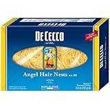 De Cecco Pasta, Angel Hair Nests, 8.8 Ounce (Pack of 5)