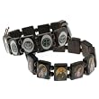 St. Benedict Wooden Religious Bracelets - Sold as a Set of 2