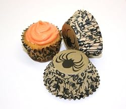 Martha Stewart Spider Crow Mini Cupcake Wrappers