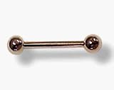 14 karat tongue Barbell