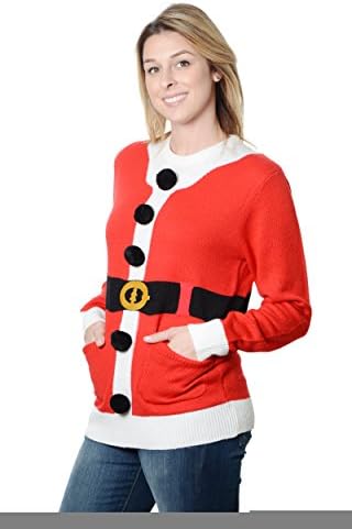 RWB Unisex Bailey Ugly Christmas Sweater Red, Medium