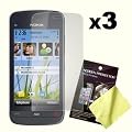 Displayschutzfolie Display Schutzfolie Folie f�r Nokia C5-03 (x3 St�ck)