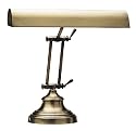 Solid Brass Piano Lamp in Antique Finish