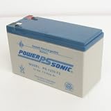 Powersonic PS-1270F2 - 12 Volt/7 Amp Hour Sealed Lead Acid Battery with 0.250 Fast-on Connector