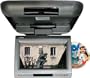 BRAVO OHS-085 8.5- Inch Overhead LCD Monitor with Side-Loading DVD Player