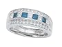 1.05 cttw Karina B(tm) Genuine Sapphire Band - Platinum, 18kt White or Yellow Gold