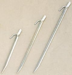 Metal Tent Stakes (12 Inch) (12 pcs. Pak)