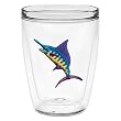 Colorful Caribbean Marlin 16 oz Insulated Beverage Tumbler, Clear