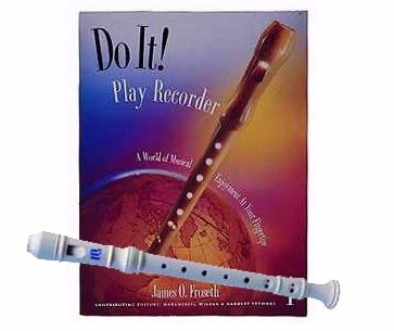 Recorder Pack: West Music Bare Bones Soprano Recorder with Do It! Play Recorder! Book