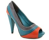 PLEATED COLORBLOCK PLATFORM