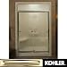 KOHLER K-704310-L-MX Senza Steam Bypass Shower Door, Matte Nickel KOHLER K-704310-L-MX Senza Steam Bypass Shower Door, Matte Nickel