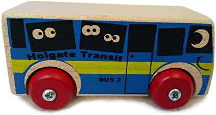 Bundle - 3 Items: Holgate Mineez School Bus, Police Car & Fire Truck