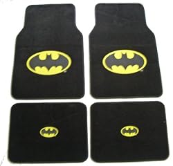 Batman Classic Logo Front & Rear Carpet Car Truck SUV Floor Mat