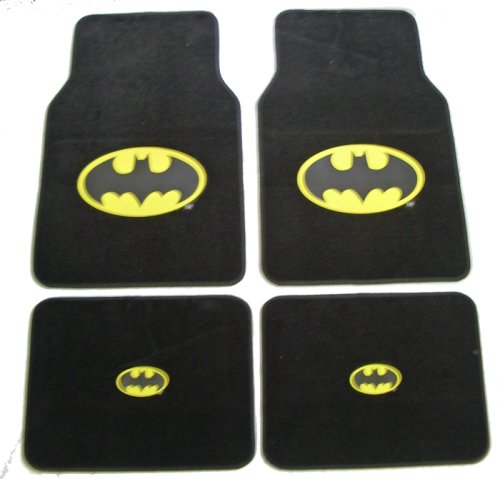 Batman Classic Logo Front & Rear Carpet Car Truck SUV Floor Mat