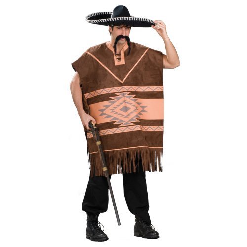 Mexican Poncho Adult Costume - One Size
