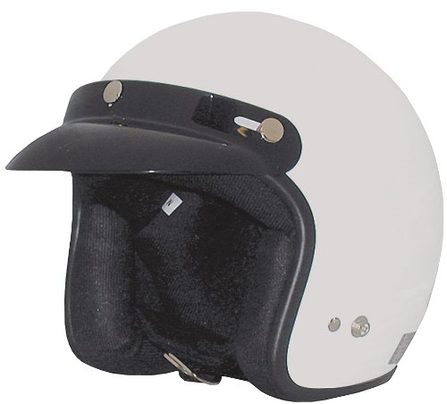 M2R 225 Open-Face Helmet (White, Small) On Sale
