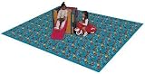 3 10 x 5 4 Joy Carpets Games People Play Collection 2000 Bears and Balloons 1420 - Blue Rectangula