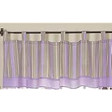 Window Valance for Purple and Brown Mod Dots Bedding Sets by Sweet Jojo Designs