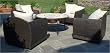 Alfresco Home Ravello D Pebble Sole Chat Group 21-4020