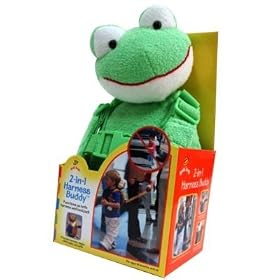 Goldbug Backpack with Safety Rein - 2-in-1 Harness Buddy - FROG - Limited Edition!