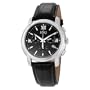 ESQ by Movado Men's 7301354 Muse Chronograph Black Leather Silver-Tone Watch