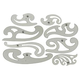 Alvin-Co-FC88-FRENCH-CURVE-SET-8-piece-set