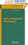 Topics in Hyposonic Flow Theory (Lecture Notes in Physics)