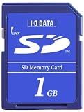 I-O DATA �G���g���[���f��SD�������[�J�[�h 1GB SD-1G