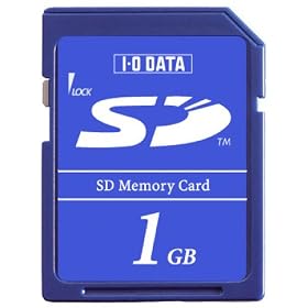 I-O DATA �G���g���[���f��SD�������[�J�[�h 1GB SD-1G