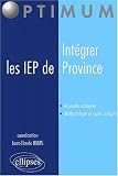 Intégrer les Instituts d'Etudes politiques de province