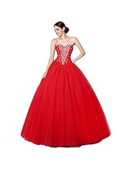 Off the Shoulder  Beaded Lace-Up Organza/Tulle  Ball Gown  Dress