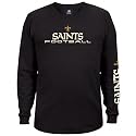 New Orleans Saints Black Team Shine Long Sleeve T-Shirt