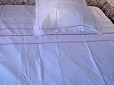 Pink Drawnwork Luxury Duvet + Euro Sham Set
