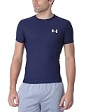 Men's Heatgear Full Tee - size: Large - Colour: Midnight Navy / White
