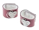 Spartacus Wrist Restraints, Pink Heart Velcro