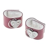 Spartacus Wrist Restraints, Pink Heart Velcro