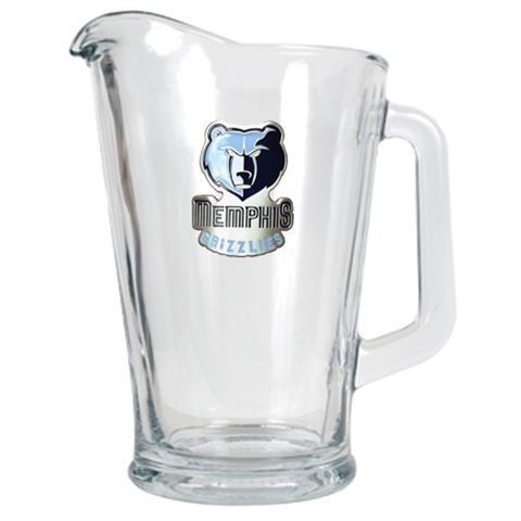 Memphis Grizzlies Large Glass Beer Pitcher