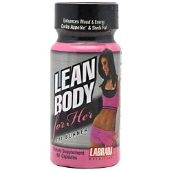 Labrada Nutrition Lean Body For Her Fat Burner Capsules, 60 Count