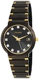 Pulsar Men's PXH617 Crystal Accented Black Ion Plated Stainless Steel Watch
