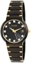 Pulsar Men's PXH617 Crystal Accented Black Ion Plated Stainless Steel Watch