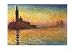 Sunset In Venice Landscape Art Poster Print by Claude Monet, 36x24