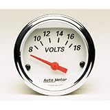 Auto Meter 1416 Black 2-1 16 Fuel Level Gauge for Ford Chrysler by Auto Meter