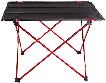 Iweibao Moon Lence Portable Lightweight Folding Camping Hiking Picnic Table (red)