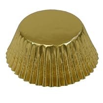 Fox Run Gold Foil Standard Bake Cups, 32 Cups