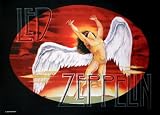 Led Zeppelin College Fabric Poster Print, 40x30