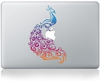 peacock Macbook Decals Bulb Macbook Pro Decal Stickers Mac Air for Apple Macbook