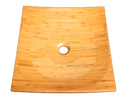 Bamboo Vessel Sink Top Mounted