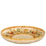 Vietri Affresco Shallow Round Serving Bowl